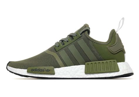 adidas nmd r1 herren schuhe oliv-grün sneakerstudio